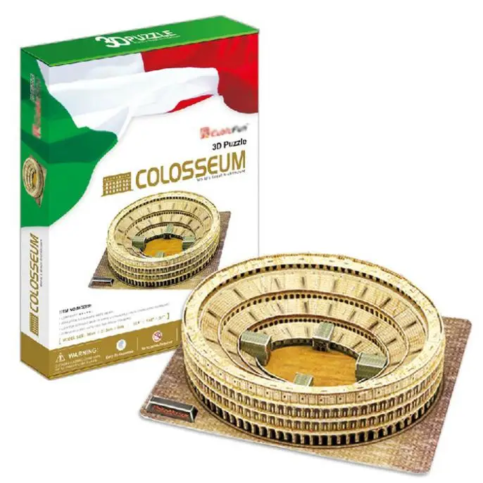 T0494 3D Puzzles The Roman Colosseum Simulation DIY Building Paper Model Kids gift Children Educational toys hot sale
T0494 3D Puzzles The Roman Colosseum Simulation DIY Building Paper Model Kids gift Children Educational toys hot sale