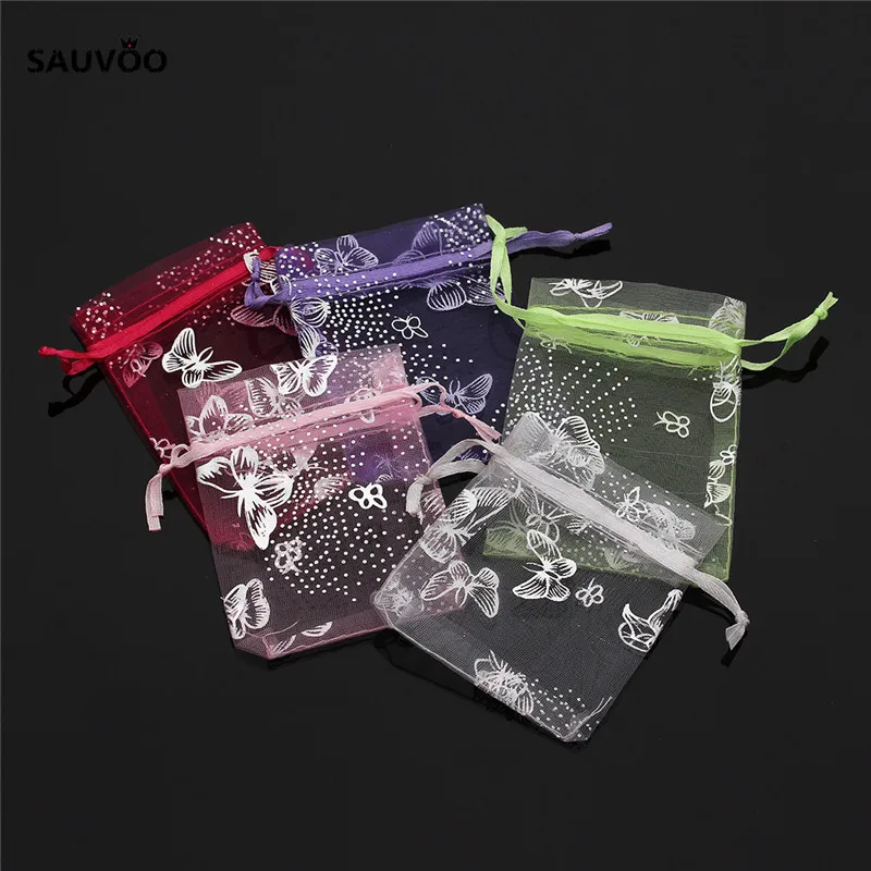 25pcs/set Mixed Colors Butterfly Jewelry Packaging Drawable Organza Bags 7x9cm 9x12cm Small Jewelry Wedding Bag & Pouches F1740
25pcs/set Mixed Colors Butterfly Jewelry Packaging Drawable Organza Bags 7x9cm 9x12cm Small Jewelry Wedding Bag & Pouches F1740