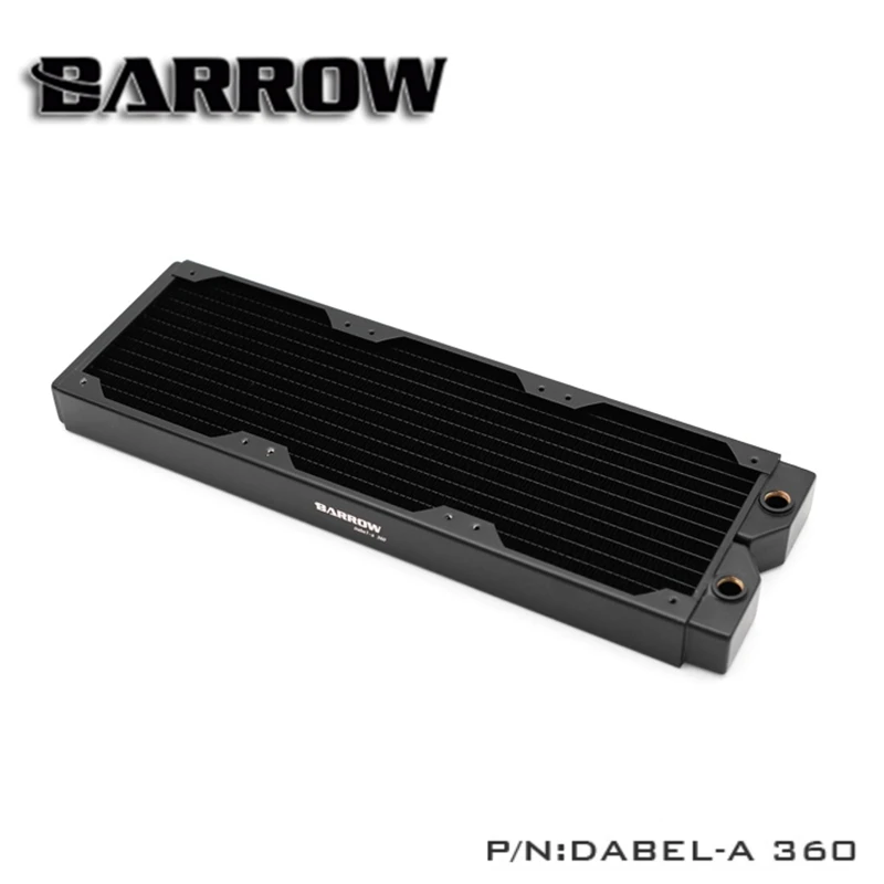 Barrow Dabel-A360 copper 360mm computer Water discharge liquid heat exchanger threaded thread radiator for 12cm fans
Barrow Dabel-A360 copper 360mm computer Water discharge liquid heat exchanger threaded thread radiator for 12cm fans