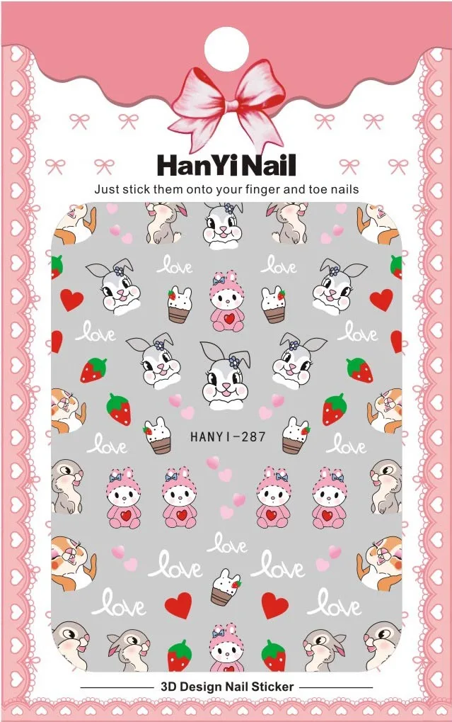 Cartoon Patterns! Nails Art Manicure Back Glue Decal Decorations Design Nail Sticker For Nails Tips Beauty
Cartoon Patterns! Nails Art Manicure Back Glue Decal Decorations Design Nail Sticker For Nails Tips Beauty