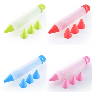 Silicone Food Write Pen Chocolate Decorating tools Cake Mold Cream cup,cookie Icing Piping Pastry 4 Nozzles kitchen accessorie
Silicone Food Write Pen Chocolate Decorating tools Cake Mold Cream cup,cookie Icing Piping Pastry 4 Nozzles kitchen accessorie