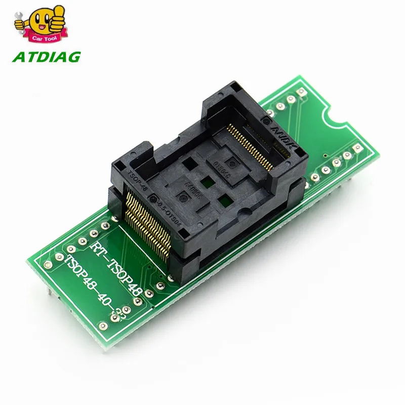 Free shipping Top Quality TSOP48 to DIP48 adapter,TSOP48 test socket 0.5mm Pitch for RT809F RT809H & for XELTEK USB Programmer
Free shipping Top Quality TSOP48 to DIP48 adapter,TSOP48 test socket 0.5mm Pitch for RT809F RT809H & for XELTEK USB Programmer
