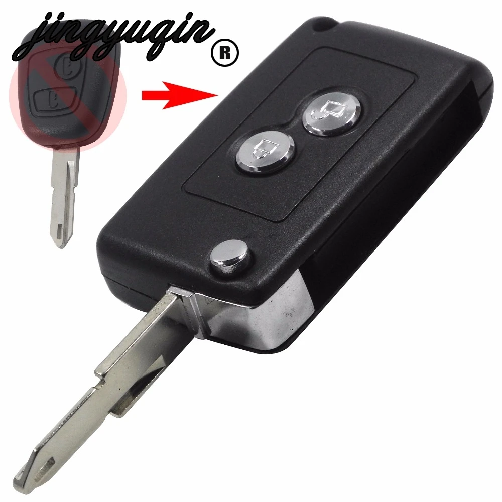 jingyuqin 2 Buttons Modified Flip Folding Remote Fob Car Key Shell Cover For Peugeot 206 306 406 Fit Citroen C2 C3 Xsara Picasso
jingyuqin 2 Buttons Modified Flip Folding Remote Fob Car Key Shell Cover For Peugeot 206 306 406 Fit Citroen C2 C3 Xsara Picasso