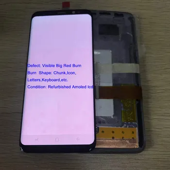 AMOLED S8 LCD with frame for SAMSUNG Galaxy S8 G950 G950F Display and Touch Screen Digitizer +Visible Big Red Burn
AMOLED S8 LCD with frame for SAMSUNG Galaxy S8 G950 G950F Display and Touch Screen Digitizer +Visible Big Red Burn
