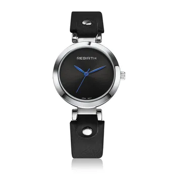 REBIRTH Fashion Women's Quartz Watch Simple Design No Recorder Blue Hands Steel Case Casual Leather Band Ladies Wrist Watches
REBIRTH Fashion Women's Quartz Watch Simple Design No Recorder Blue Hands Steel Case Casual Leather Band Ladies Wrist Watches