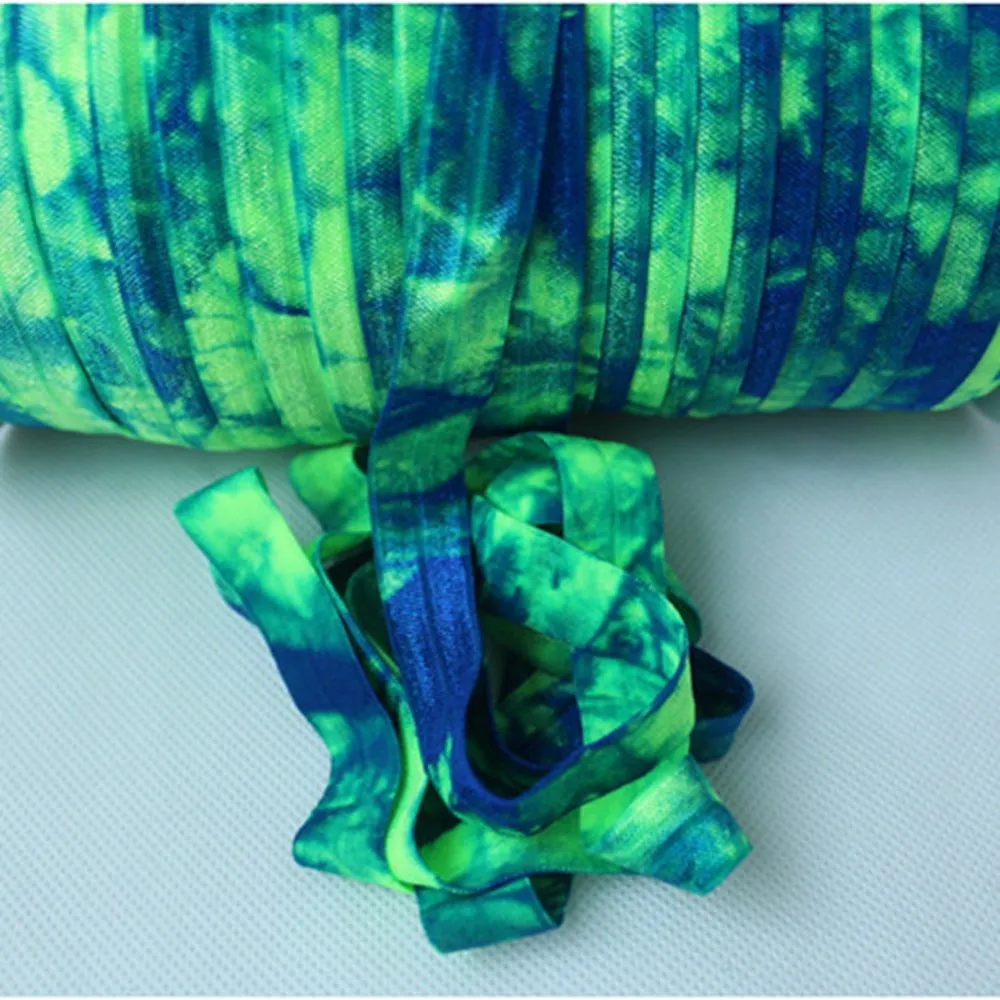 544/350 tie-dye FOE 5/8" Tie Dye Fold Over Elastic for DIY Accessories 100yards, welcome custom color
544/350 tie-dye FOE 5/8" Tie Dye Fold Over Elastic for DIY Accessories 100yards, welcome custom color