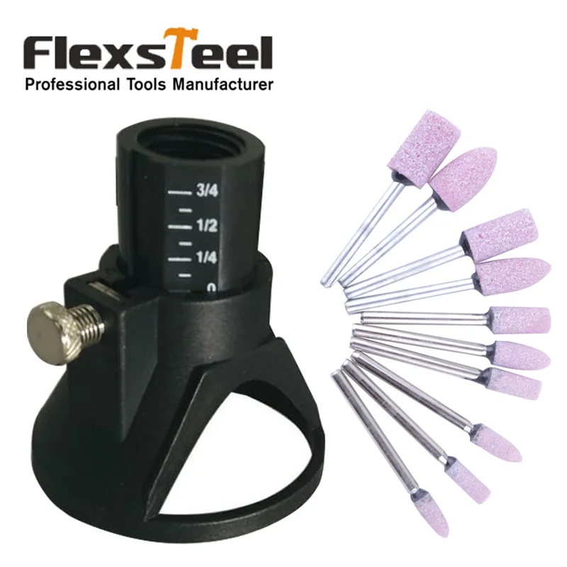 Electric Drill Horn Fixed Base Precise Positioning for Electric Dril Grinder + 10pcs Mounted Stone Point Abrasive Bit Set
Electric Drill Horn Fixed Base Precise Positioning for Electric Dril Grinder + 10pcs Mounted Stone Point Abrasive Bit Set