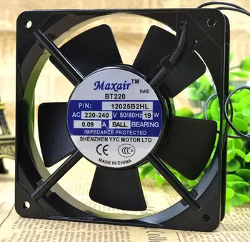 Maxair BT/220 12025B2HL 220V 12025 12cm axial fan AC cooling fan
Maxair BT/220 12025B2HL 220V 12025 12cm axial fan AC cooling fan