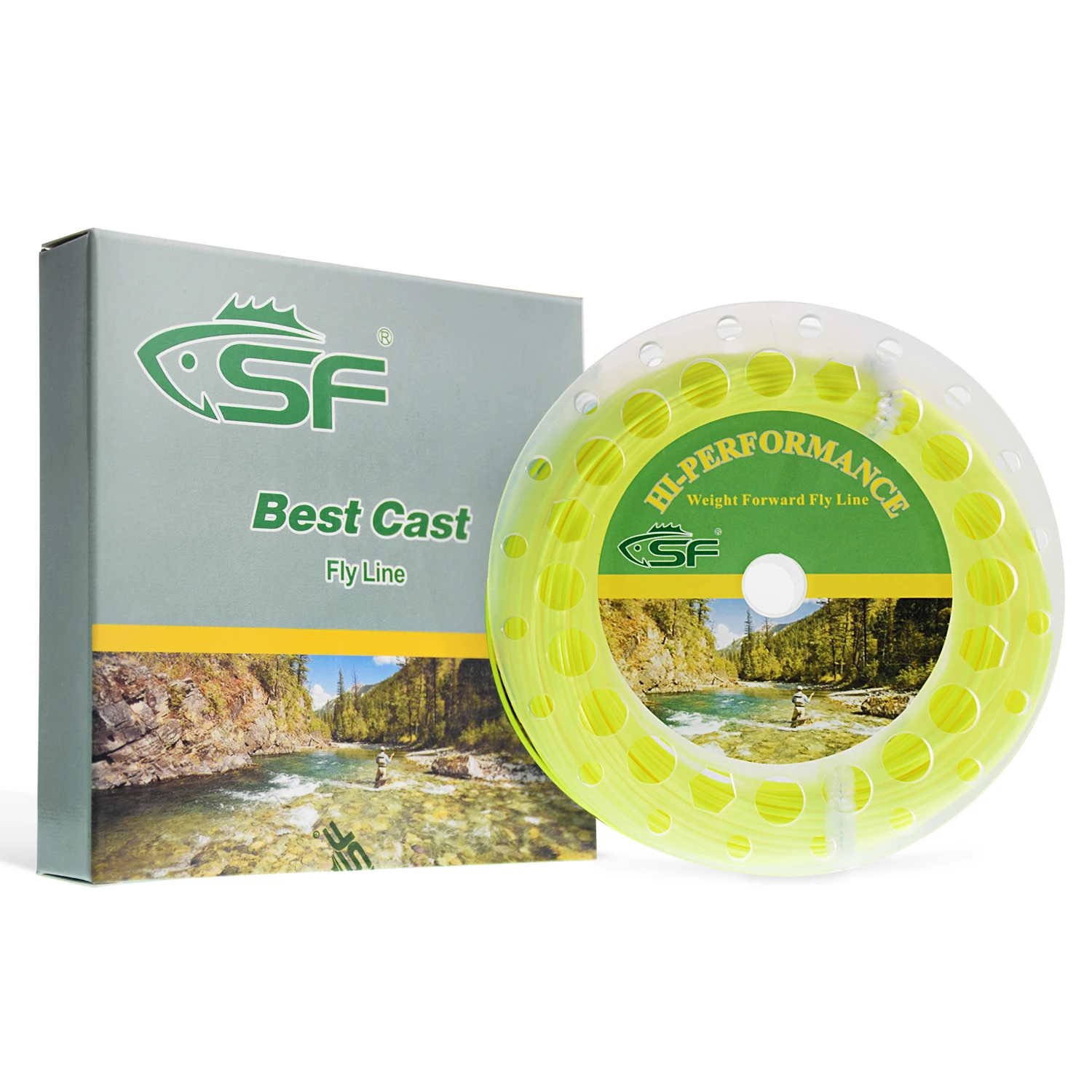SF Weight Forward Floating Fly Fishing Line Fluro Yellow WF2 3 4 5 6 7 8 9 10 F 100FT
SF Weight Forward Floating Fly Fishing Line Fluro Yellow WF2 3 4 5 6 7 8 9 10 F 100FT