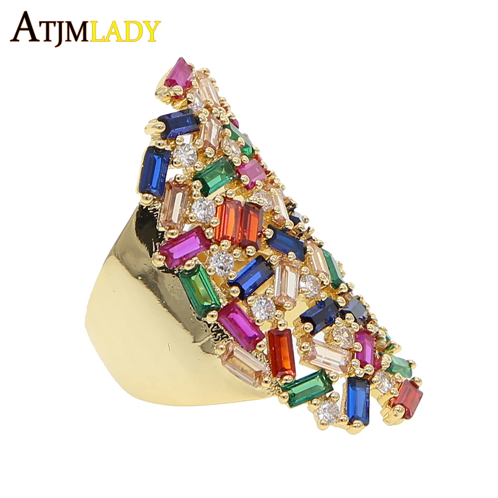 drop shipping Baguette rainbow cz green red blue stone jewelry for women party wedding colorful luxury vermeil cocktail ring
drop shipping Baguette rainbow cz green red blue stone jewelry for women party wedding colorful luxury vermeil cocktail ring