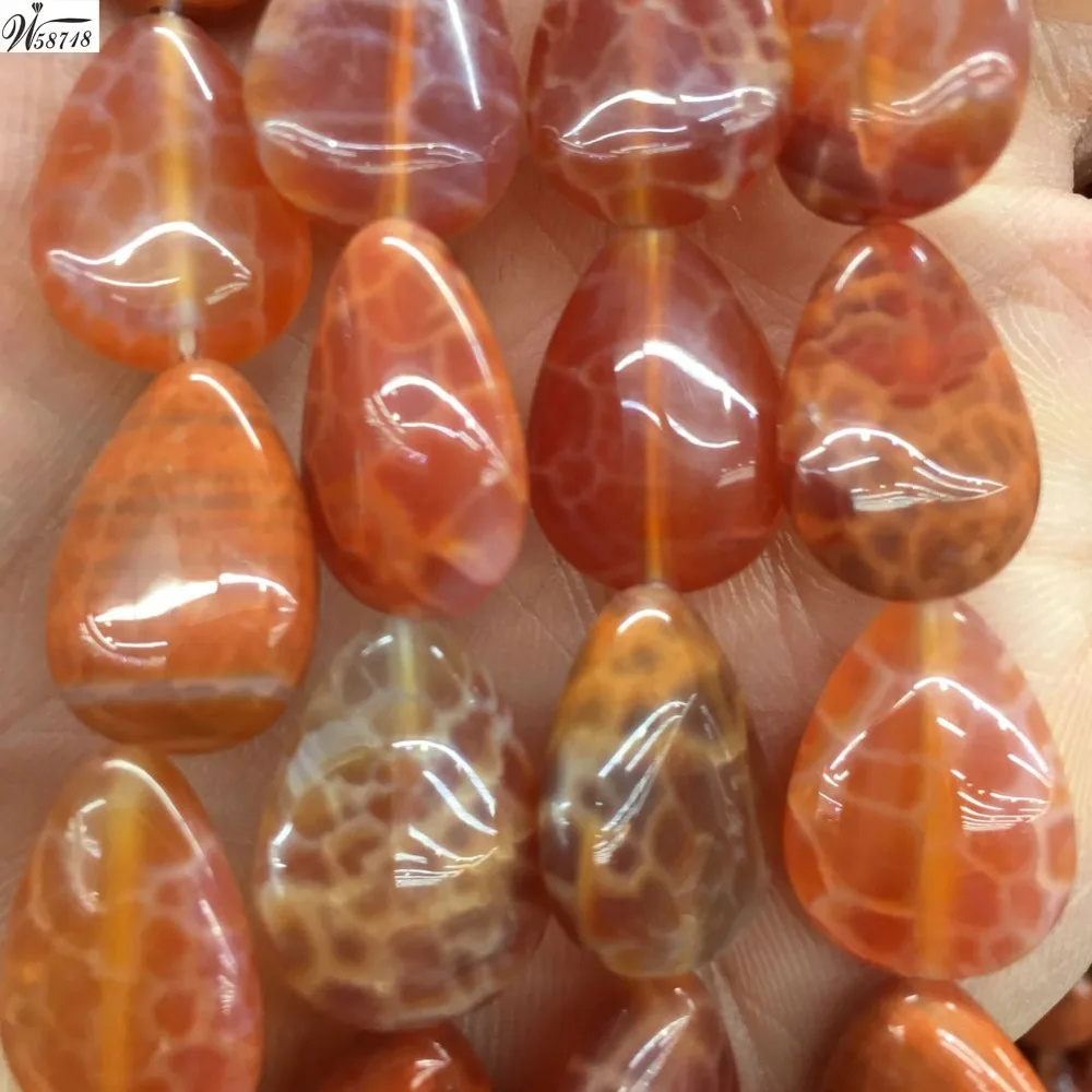 Free shipping Women Fashion Jewelry 13x18mm Faceted Fire Dragon Veins Carnelian Water Drop Art Loose Beads 22pcs FG8637
Free shipping Women Fashion Jewelry 13x18mm Faceted Fire Dragon Veins Carnelian Water Drop Art Loose Beads 22pcs FG8637