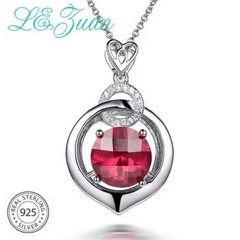 L&zuan Real 925 Sterling Silver Necklace 4.14ct Red Stone Romantic Luxury Pendant For Women
L&zuan Real 925 Sterling Silver Necklace 4.14ct Red Stone Romantic Luxury Pendant For Women