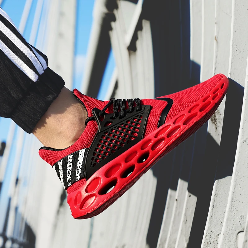 2019 men's summer fashion tide shoes non-slip rubber hollow shoes outsole outdoor sneakers Krasovki Tenis Masculino Adulto 
2019 men's summer fashion tide shoes non-slip rubber hollow shoes outsole outdoor sneakers Krasovki Tenis Masculino Adulto