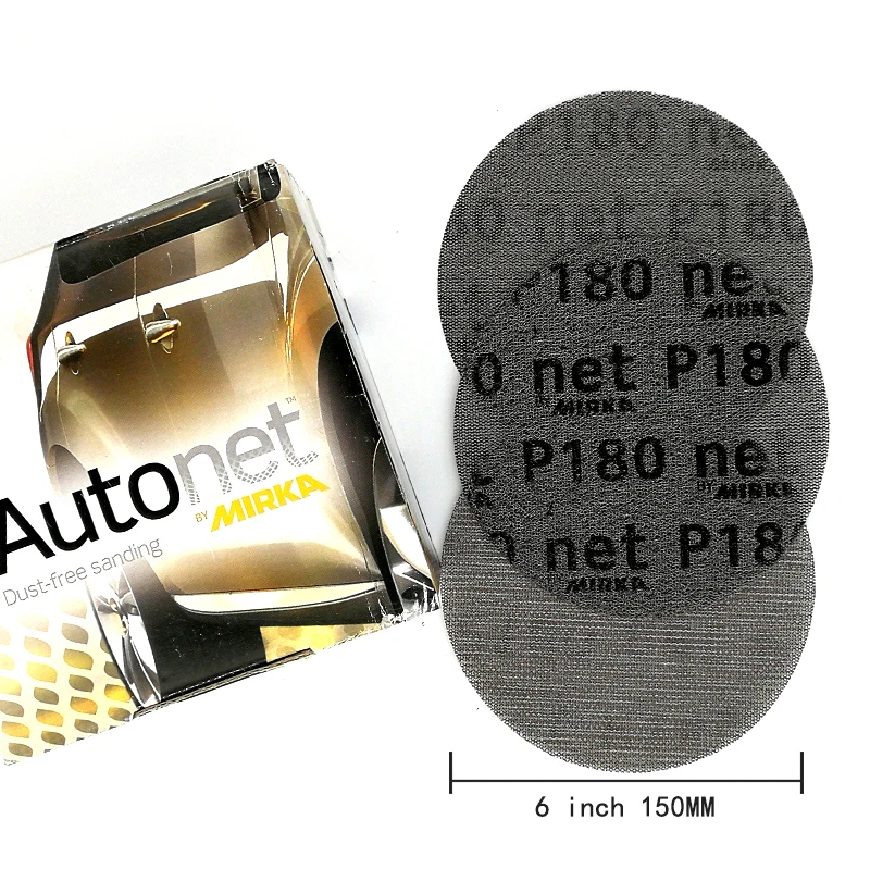 10Pcs 6" 150mm Mesh Abrasive Dust Free Sanding Discs Auto Repair Net Sandpaper Anti-blocking 80 to 240 Grit
10Pcs 6" 150mm Mesh Abrasive Dust Free Sanding Discs Auto Repair Net Sandpaper Anti-blocking 80 to 240 Grit