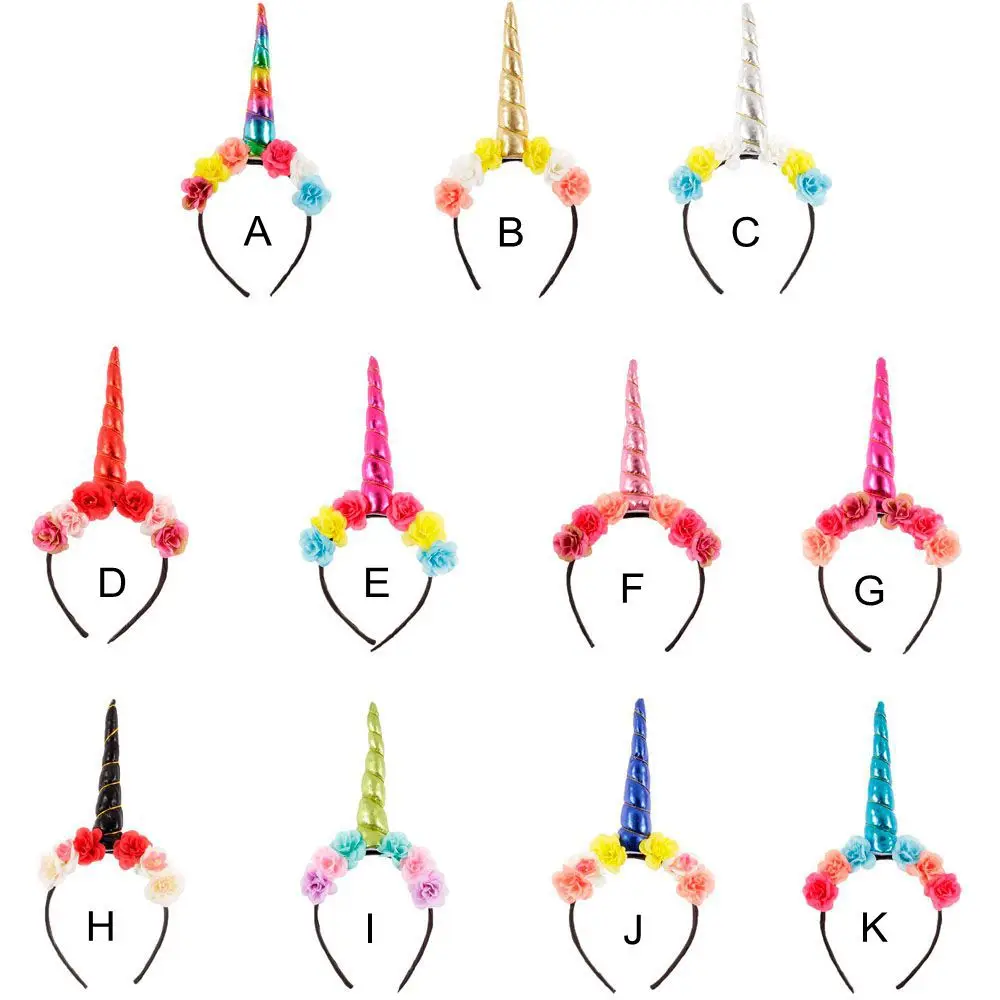 New Colorful Unicorn Horn Hairband Kids Flower Unicorn Headband Glitter Handmade Birthday Party Gift Headwear Hair Accessories
New Colorful Unicorn Horn Hairband Kids Flower Unicorn Headband Glitter Handmade Birthday Party Gift Headwear Hair Accessories