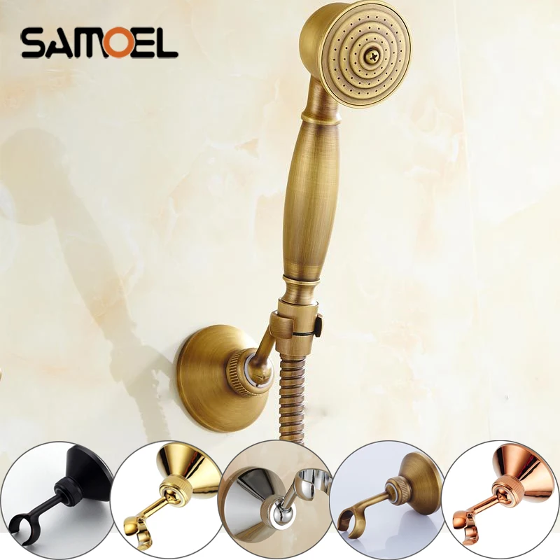 Samoel brass adjustable handheld shower holder antique rose gold wall mounted shower spray head bracket SA1000
Samoel brass adjustable handheld shower holder antique rose gold wall mounted shower spray head bracket SA1000