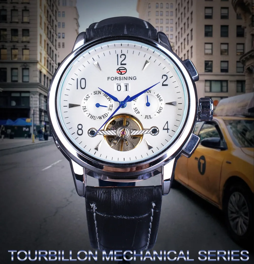 Forsining Men Business Casual Wearing Design Tourbillion