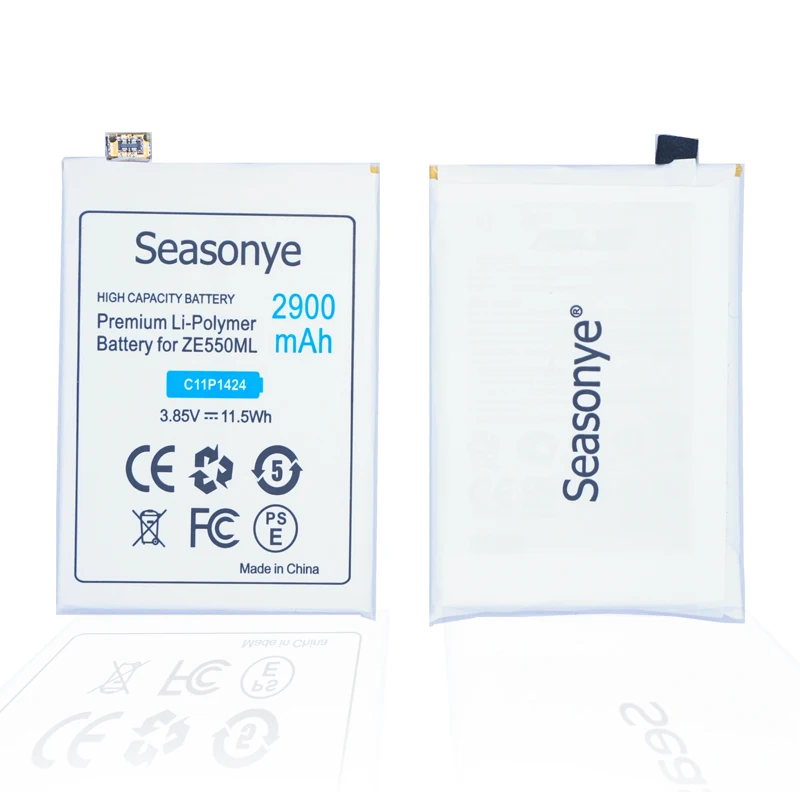 Seasonye 2900mAh / 11.5Wh C11P1424 Replacement Battery For ASUS Zenfone2 Zenfone 2 ZE550 ML Z008D ZE550ML ZE551ML Z00AD Z00ADB
Seasonye 2900mAh / 11.5Wh C11P1424 Replacement Battery For ASUS Zenfone2 Zenfone 2 ZE550 ML Z008D ZE550ML ZE551ML Z00AD Z00ADB