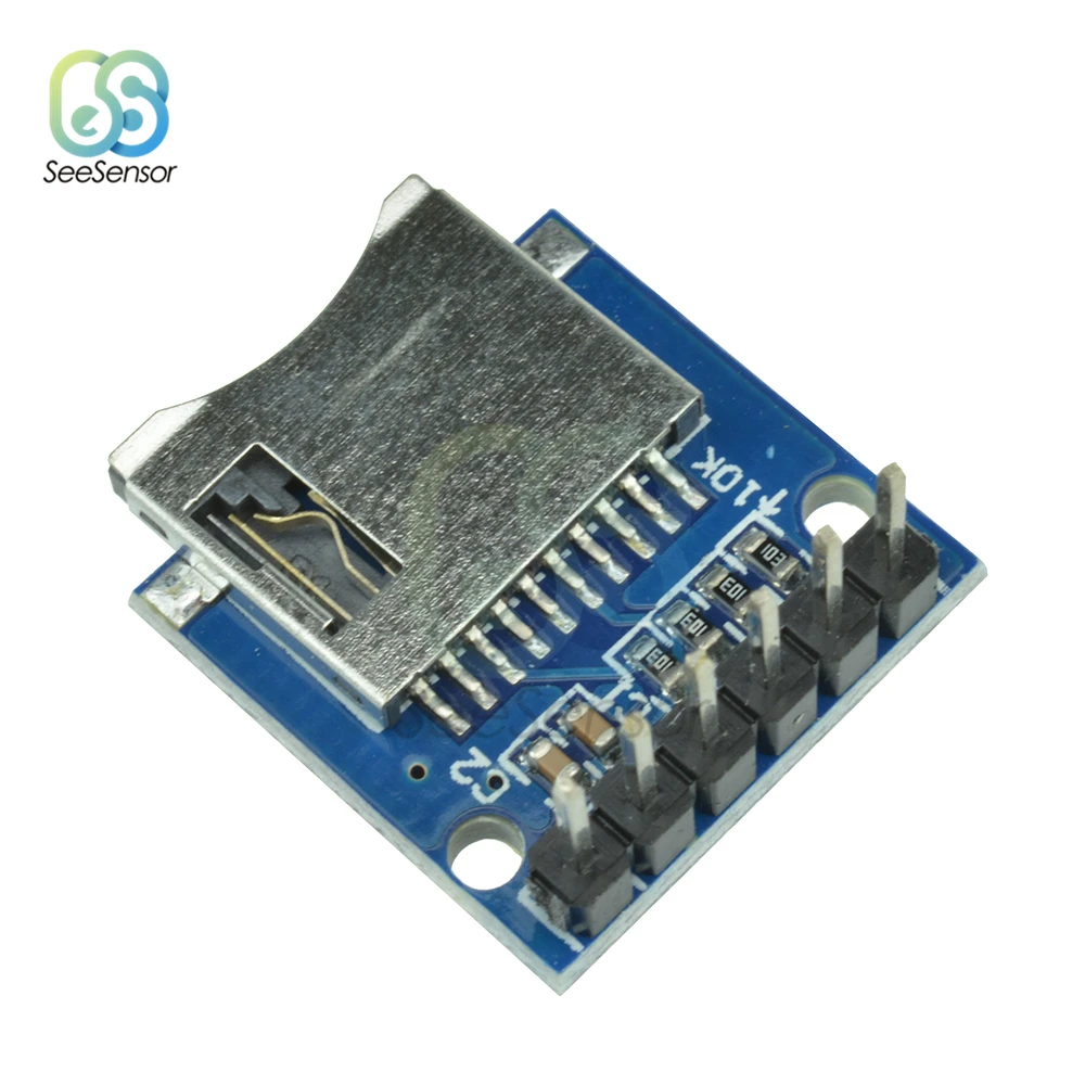 Micro SD Storage Expansion Board Mini Micro SD TF Card Memory Shield Module With Pins for Arduino ARM AVR
Micro SD Storage Expansion Board Mini Micro SD TF Card Memory Shield Module With Pins for Arduino ARM AVR