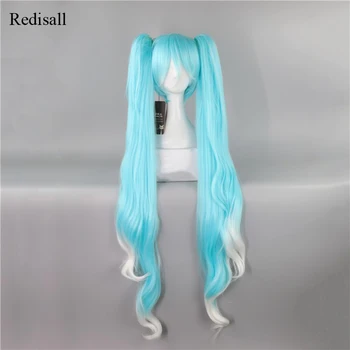 New Vocaloid Hatsune Snow Miku Long Straight Light Blue Wig Synthetic Hair Halloween Hair
New Vocaloid Hatsune Snow Miku Long Straight Light Blue Wig Synthetic Hair Halloween Hair