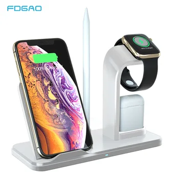 3 in 1 10W Fast Charging Qi Wireless Charger for Apple Watch 5 4 3 2 1 For iPhone 11 XR XS Max X 8 Samsung S10 S9 S8 For AirPods
3 in 1 10W Fast Charging Qi Wireless Charger for Apple Watch 5 4 3 2 1 For iPhone 11 XR XS Max X 8 Samsung S10 S9 S8 For AirPods