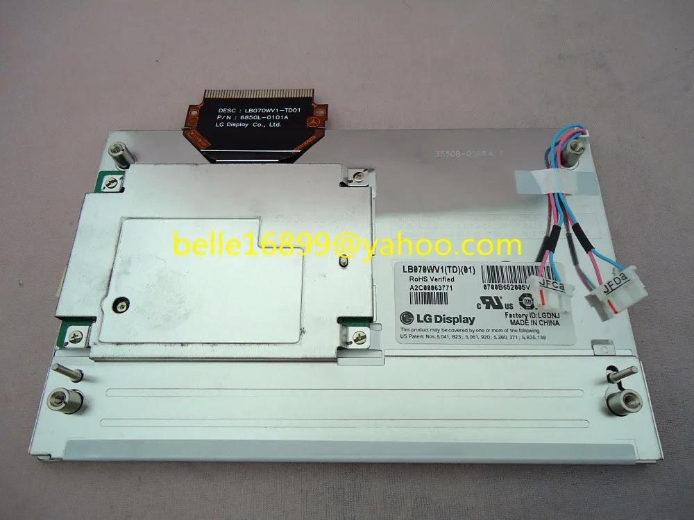 Brand new Harma Becker LGdisplay LB070WV1-TD01 LCD module 7 inch display for Mercedes W204 car navigation audio system FREE SHIP 
Brand new Harma Becker LGdisplay LB070WV1-TD01 LCD module 7 inch display for Mercedes W204 car navigation audio system FREE SHIP