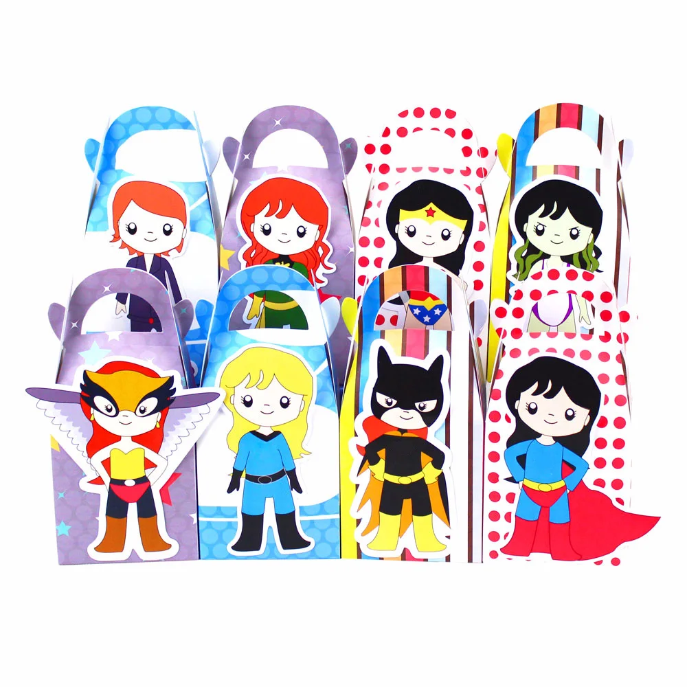 Hero Favor Box Candy Box Gift Box Girl Kids Birthday Party Supplies Decoration Event Party Supplies
Hero Favor Box Candy Box Gift Box Girl Kids Birthday Party Supplies Decoration Event Party Supplies
