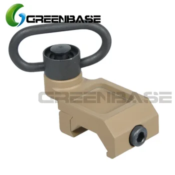 Greenbase CNC Quick Release Detach Push Button DD Sling Swivel Adapter Set Picatinny Rail Mount Base 20mm Connecting Sling Ring
Greenbase CNC Quick Release Detach Push Button DD Sling Swivel Adapter Set Picatinny Rail Mount Base 20mm Connecting Sling Ring