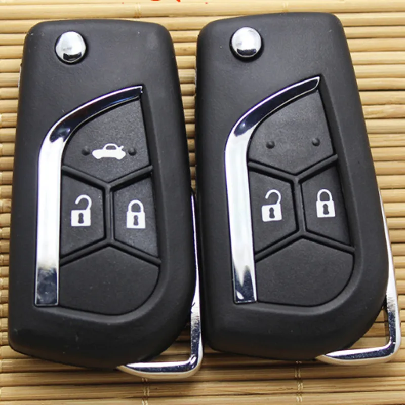 DAKATU 2 Buttons/3 Buttons Modified Flip Folding Remote Key Case Shell For Toyota Camry Crown Corolla Reiz RAV4 Key Fob Cover
DAKATU 2 Buttons/3 Buttons Modified Flip Folding Remote Key Case Shell For Toyota Camry Crown Corolla Reiz RAV4 Key Fob Cover