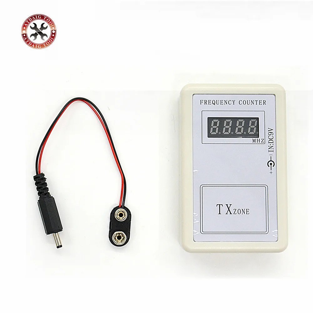 Hot Sell Frequency Counter Indicator Detector Cymometer Remote Control Transmitter Frequency Meter Scanner Wavemeter 250-450MHZ
Hot Sell Frequency Counter Indicator Detector Cymometer Remote Control Transmitter Frequency Meter Scanner Wavemeter 250-450MHZ