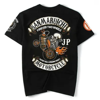 Factory direct Motorcycle skull hip-hop short sleeve funny t shirts Summer 2019 New quality cotton luxury punk t shirt men M-5XL
Factory direct Motorcycle skull hip-hop short sleeve funny t shirts Summer 2019 New quality cotton luxury punk t shirt men M-5XL