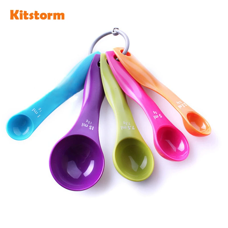 5pcs/set Colorful Plastic Measuring Spoons Set Kitchen Gadgets Cake Baking Measure Tool
5pcs/set Colorful Plastic Measuring Spoons Set Kitchen Gadgets Cake Baking Measure Tool