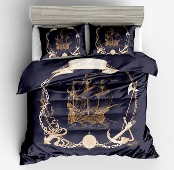 3d fashion Sailboat Printed blue Duvet Cover Anchor Compass Bedding Set Soft Breathable Fiber Bedclothes twin full queen Size
3d fashion Sailboat Printed blue Duvet Cover Anchor Compass Bedding Set Soft Breathable Fiber Bedclothes twin full queen Size