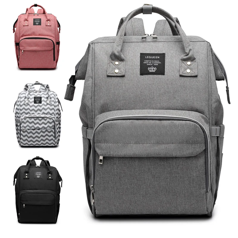 LEQUEEN Diaper Bag Pure Color Men's Mummy Baby Care Nappy Bag 44CM Large Capacity Waterproof Business Backpack Travel Bag
LEQUEEN Diaper Bag Pure Color Men's Mummy Baby Care Nappy Bag 44CM Large Capacity Waterproof Business Backpack Travel Bag