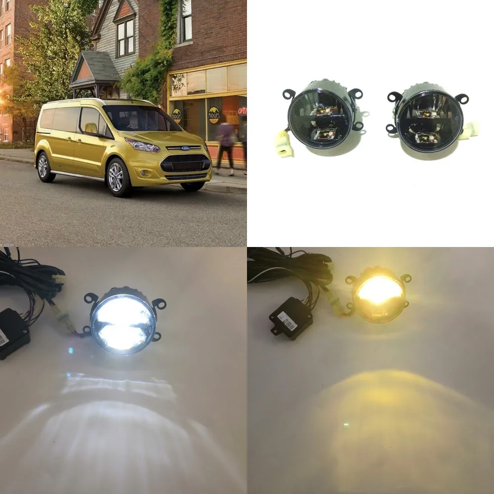 July King 24W Bifocal Fog Lamp Case for Ford Transit Connect 2011-15, 6000K Day Running Lights DRL + High Beam + 4300K Low Beam
July King 24W Bifocal Fog Lamp Case for Ford Transit Connect 2011-15, 6000K Day Running Lights DRL + High Beam + 4300K Low Beam