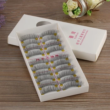 10 Pairs Handmade Full Strip Natural False Eyelashes Black Curly Wispy Cross Long Fake Eye Lashes Extension Beauty Makeup Tools
10 Pairs Handmade Full Strip Natural False Eyelashes Black Curly Wispy Cross Long Fake Eye Lashes Extension Beauty Makeup Tools