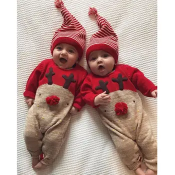 Spring Fashion Newborn Baby Boy Girl Christmas Reindeer Romper Jumpsuit Toddler Clothes Cute Outfits +Hat
Spring Fashion Newborn Baby Boy Girl Christmas Reindeer Romper Jumpsuit Toddler Clothes Cute Outfits +Hat