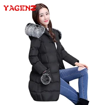 YAGENZ Parka Women Winter Coat Long Cotton Casual Fur Hooded Jacket Ladies Warm Winter Parkas Female Overcoat Plus size Coat 202
YAGENZ Parka Women Winter Coat Long Cotton Casual Fur Hooded Jacket Ladies Warm Winter Parkas Female Overcoat Plus size Coat 202