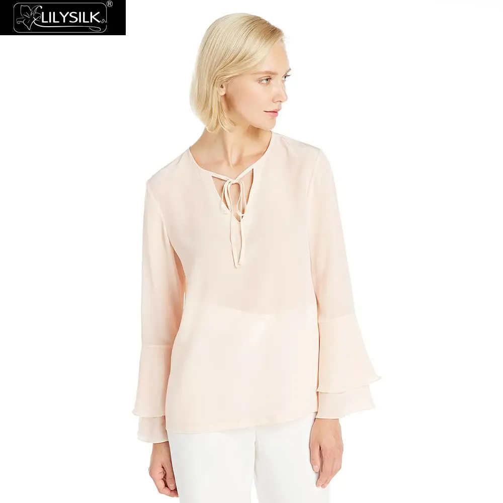LILYSILK Blouse Silk Layered Bell Sleeve Ladies Tops Free Shipping Clearance Sale
LILYSILK Blouse Silk Layered Bell Sleeve Ladies Tops Free Shipping Clearance Sale