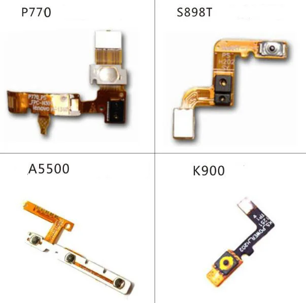 New inside Power Volume Keypad Button Flex Cable For Lenovo A5500 P770 S898T K900 S8-50 Replacement High Quality Tested
