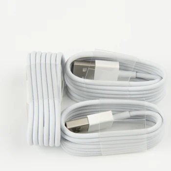 100pcs 1M/3Ft 2M 3M OD3.0 white Genuine 8pin 8 pin 144 weaven copper More copper 1:1 USB Data Sync fast Charger Cable for iPhone
100pcs 1M/3Ft 2M 3M OD3.0 white Genuine 8pin 8 pin 144 weaven copper More copper 1:1 USB Data Sync fast Charger Cable for iPhone