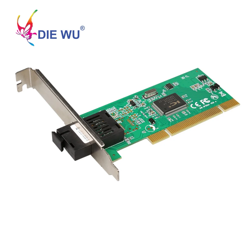 DIEWU PCI SFP NIC Fiber Network Card Megabit 10/100Mbps PCI with ICplus100A Ethernet Controller high quality
DIEWU PCI SFP NIC Fiber Network Card Megabit 10/100Mbps PCI with ICplus100A Ethernet Controller high quality