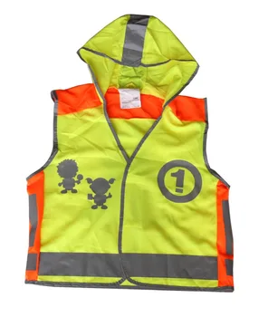 Reflective Safety Vest Neon Orange Safety Vest with Reflective Strip For Children
Reflective Safety Vest Neon Orange Safety Vest with Reflective Strip For Children