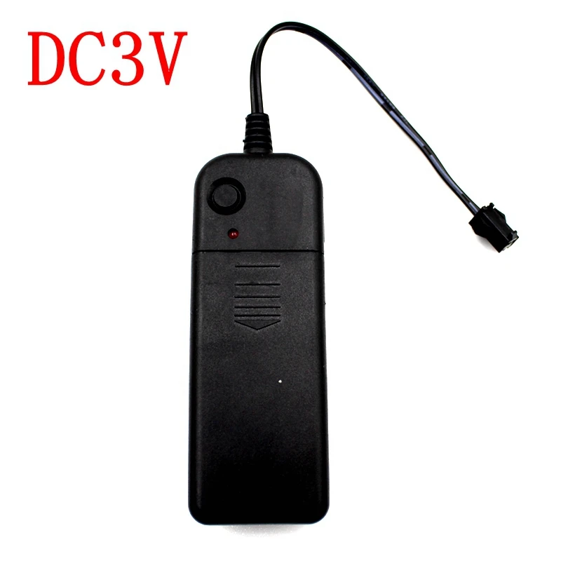 DC3V 2*AA Battery Power Supply Adapter Driver Controller Inverter For 1-5M El Wire Electroluminescent Light,DC To AC DC3V 2*AA Battery Power Supply Adapter Driver Controller Inverter For 1-5M El Wire Electroluminescent Light,DC To AC