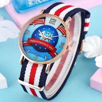 Watch for Men Women USA American National Flag Polyester World Cup Independence Day Quartz Watch Women Dress Watches Luxury Gift
Watch for Men Women USA American National Flag Polyester World Cup Independence Day Quartz Watch Women Dress Watches Luxury Gift