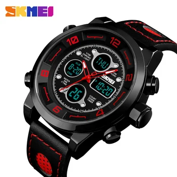 Skmei 2018 New Men's Fashion Sport Watch Men Waterproof Leather Quartz Watches Male LED Digital Men Date Clock Relogio Masculino
Skmei 2018 New Men's Fashion Sport Watch Men Waterproof Leather Quartz Watches Male LED Digital Men Date Clock Relogio Masculino