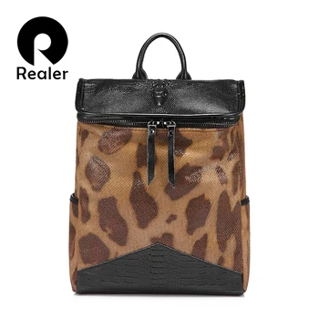 Realer Brand backpack women leather bag fashion crocodile shoulder bag leisure high quality large capacity backpack school bags
Realer Brand backpack women leather bag fashion crocodile shoulder bag leisure high quality large capacity backpack school bags