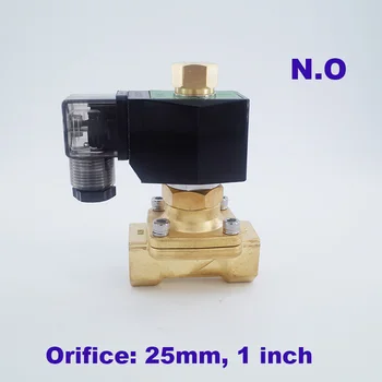 GOGO 2 way brass Normally open 12v water solenoid valves for gas 1 inch Orifice 25mm zero pressure start with plug type
GOGO 2 way brass Normally open 12v water solenoid valves for gas 1 inch Orifice 25mm zero pressure start with plug type