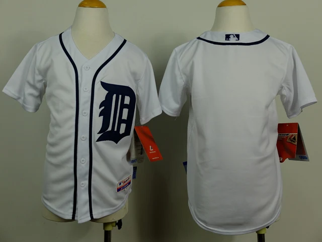 Detroit Tigers Jerseys Youths Baseball Jersey Embroidery And Stitched Blank White Best 1204 | Спорт и развлечения
