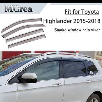 MCrea 4pcs Car Styling Smoke Window Sun Rain Visor Guard For Toyota Highlander XU50 2015 2016 2017 2018 Accessories
MCrea 4pcs Car Styling Smoke Window Sun Rain Visor Guard For Toyota Highlander XU50 2015 2016 2017 2018 Accessories